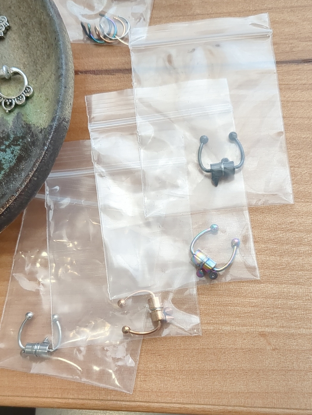 Tribal Earring And False Septum Bundle - Picture 5 of 6
